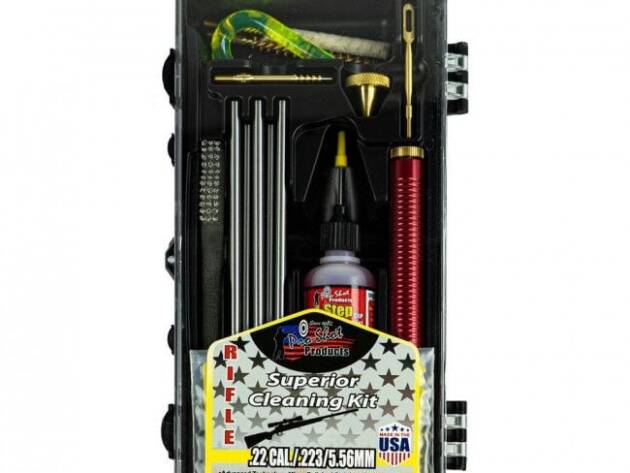 Pro Shot Premium Box Cleaning Kit - .22 - .223 Cal. / 5.56mm Rifle - PSTR22KIT