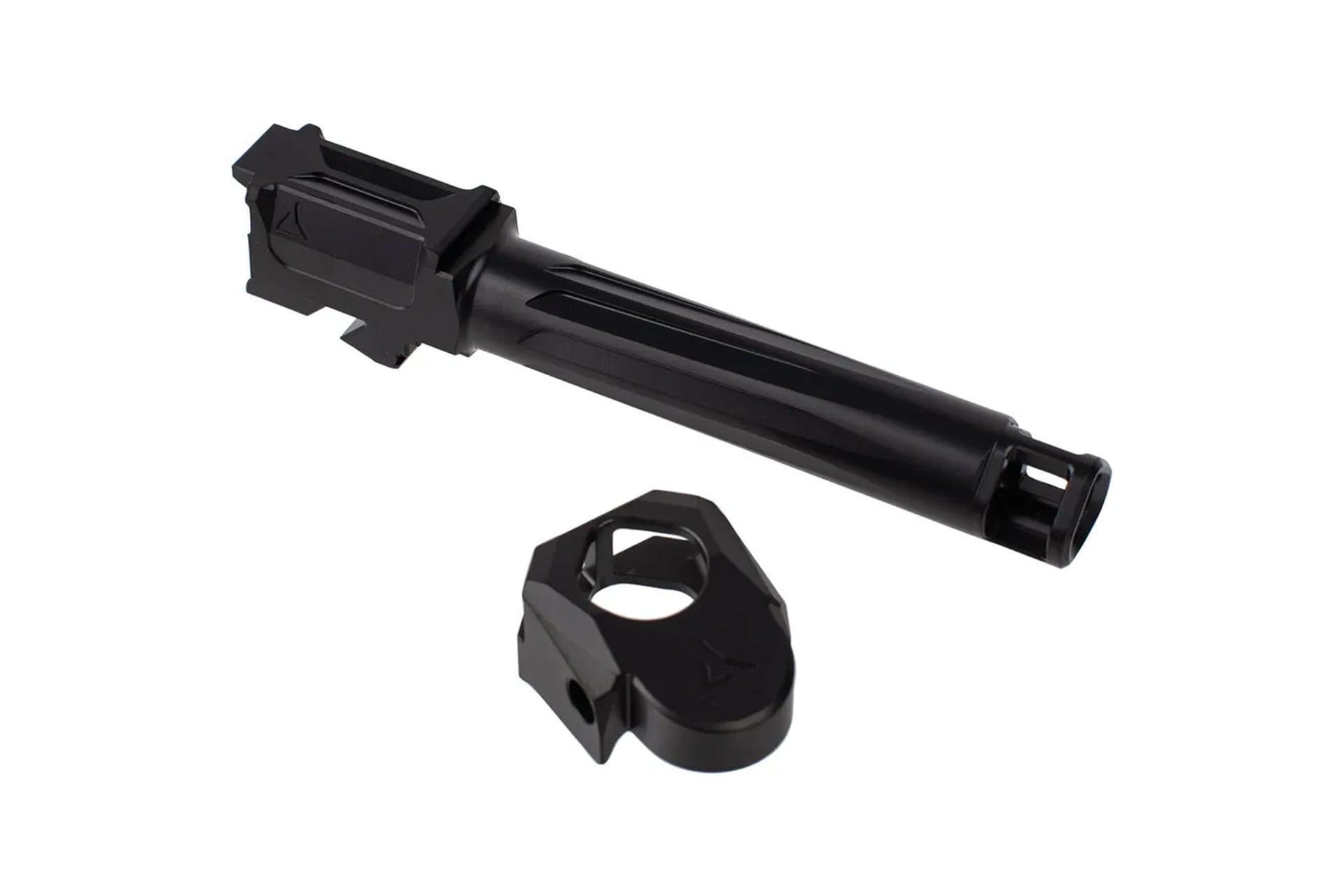 Radian AFTERBURNER + RAMJET INTRA-LOK Combo for GLOCK 19 Gen 5 - Muzzle Compensator and Fluted Barrel 1:10 Twist - G19G5-IL-RN