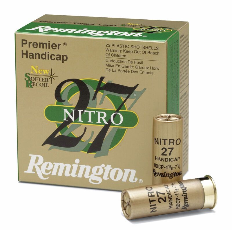 Remington Ammunition 20224 Premier Nitro 27 12 Gauge 2.75" 1 1/8 oz 8 Shot Shotgun Ammo - 25 Rounds - 20224