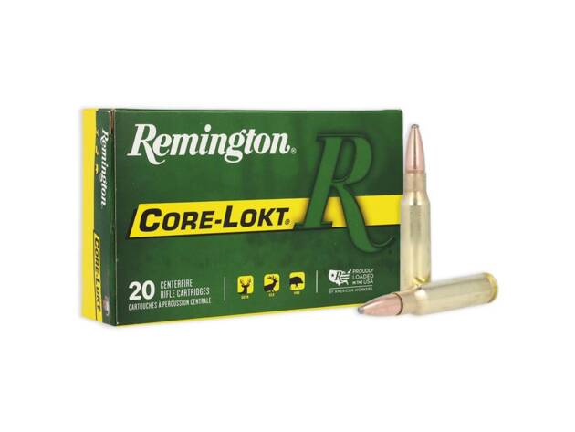 Remington Ammunition 27842 Core-Lokt 308 Win 150 gr Core-Lokt Pointed Soft Point (PSPCL) Rifle Ammo - 20 Rounds - 27842