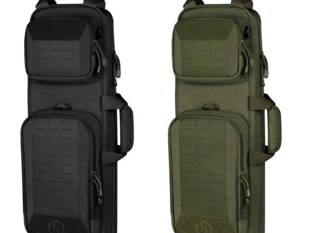 Savior Equipment Urban Takedown Single Riflle Bag – For PC Carbine, Takedown 10/22, Dissassembled AR w/ 2 Backpack Strap, 27″ Long