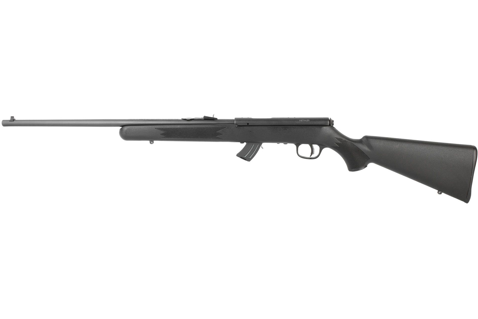 Savage Mark II F Rifle 21 Sharp Bolt Action Rifle - 10+1 Rounds, 21" Barrel, Black Synthetic Stock, Blue/Black - 26741