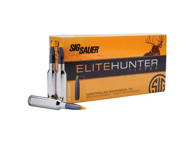 Sig Sauer Elite Tipped Hunting 308 Winchester 165 Grain Ballistic Tip Rifle Ammo - 20 Rounds - E308TH2-20