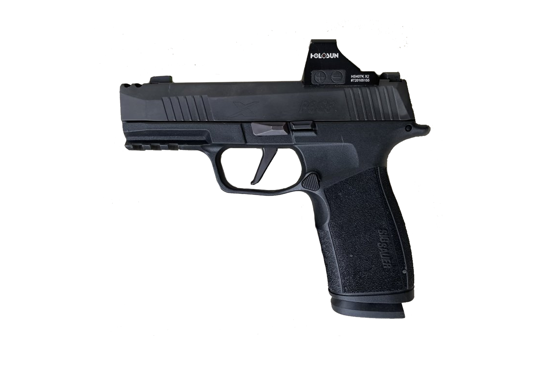 SIG Sauer P365 XMacro Comp 3.1" 10rd 9mm Pistol w/ Holosun HS407K-X2 - CA Compliant - 365XCA-9-COMP-MS-CA