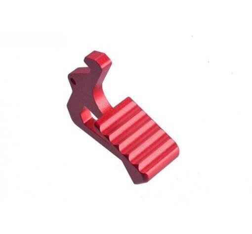Strike Industries Extended Charging Handle Latch - Red - SI-AR-LATCH-RED