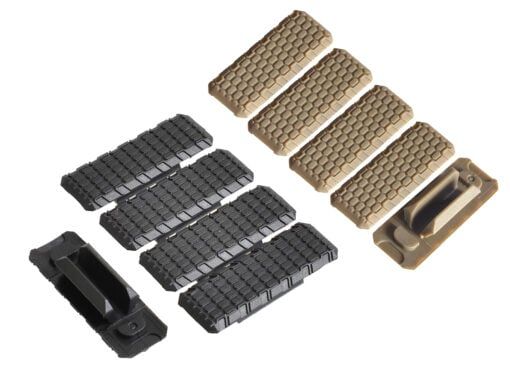 Strike Industries M-LOK Rail Covers – V2 – (Black, FDE)