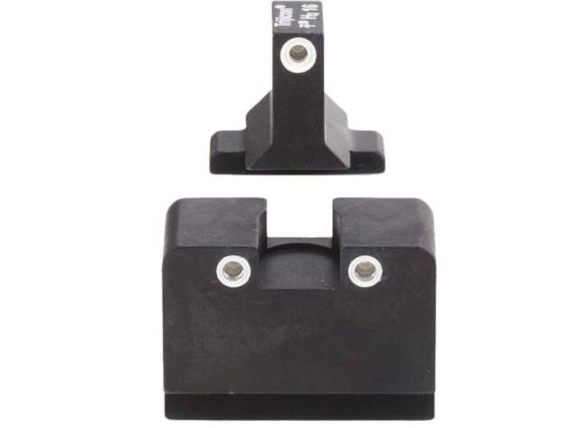 Trijicon 600921 Suppressor/Optic Height Sights- Springfield XD XD-M XD-S Black | Green Tritium White Outline Front Sight Green Tritium White Outline Rear Sight - 600921