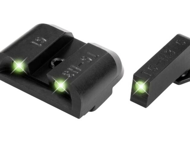 Truglo Brite-Site Tritium Sight Fits Glock 17 17L 19 22 23 24 26 27 33 3435 38 39 - Green - TG231G1