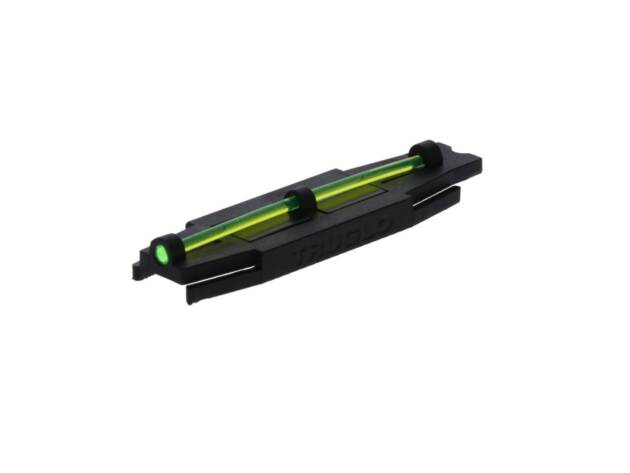 TRUGLO, Glo Dot, Xtreme, Universal Vent Rib Shotgun Sight, Matte Finish, Black Housing, Green Fiber - *TG90X