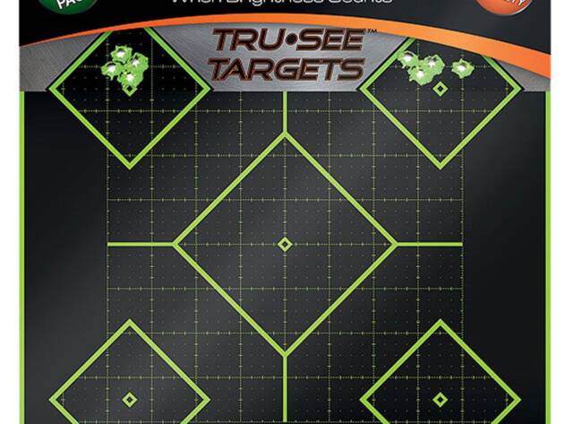 Truglo TG-14A12 Tru-See Self-Adhesive Paper 5-Diamond Black/Green 12 Per Pkg - 2787