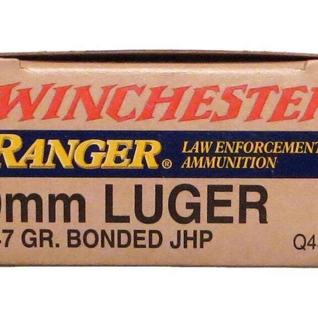 WIN ZQ4392 RANGER ONE 9MM 147 *LTD* Handgun Ammo - 50 Rounds - 10535