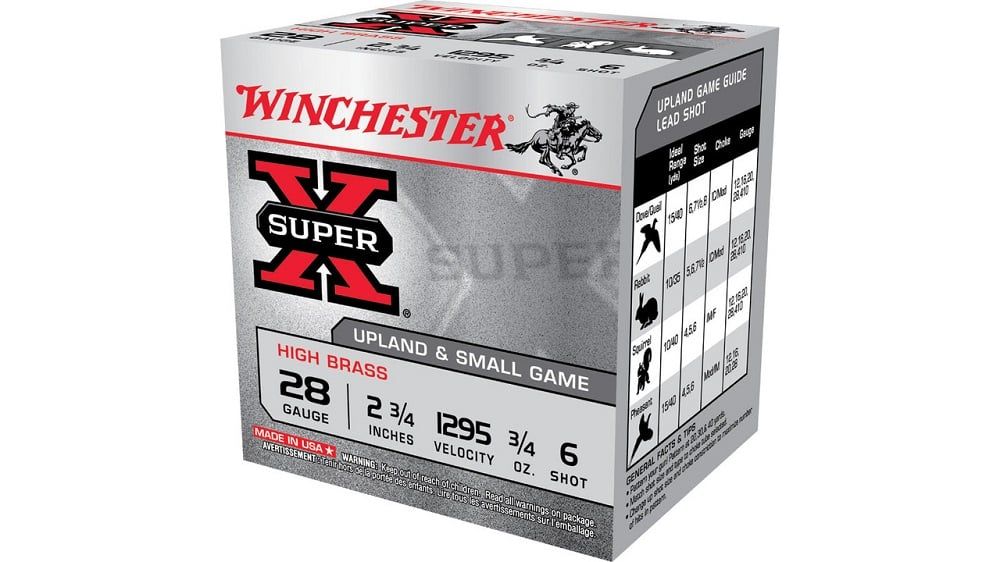 WINCHESTER 28GA 2-3/4" 3/4OZ #9SHOT Shotgun Ammo - 25 Rounds - WINCAA289