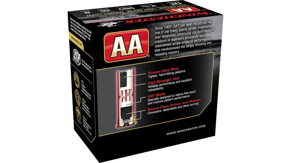 Winchester Ammo AA12FL8 AA Low Recoil 12 Gauge 2.75" 26 Gram 8 Shot Shotgun Ammo - 25 Rounds - 117165 - Image 4