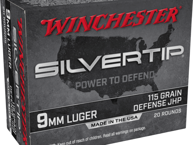 Winchester Ammunition Silvertip 9MM 115 Grain Hollow Point Handgun Ammo - 20 Rounds - W9MMST