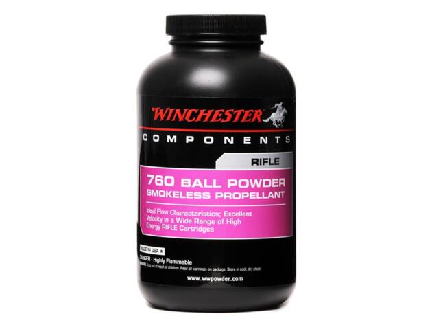 Winchester Powder 7601 Ball Powder 760 Rifle Multi-Caliber 1 lb - 41109