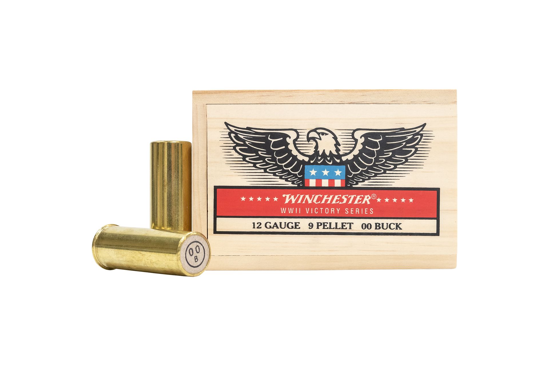 Winchester Victory Series 12 Gauge Ammunition 5 Rounds 2-3/4 00 Buckshot 9 Pellets Full Brass Casing Shotgun Ammo - 5 Rounds - X1200WW2 - Image 5
