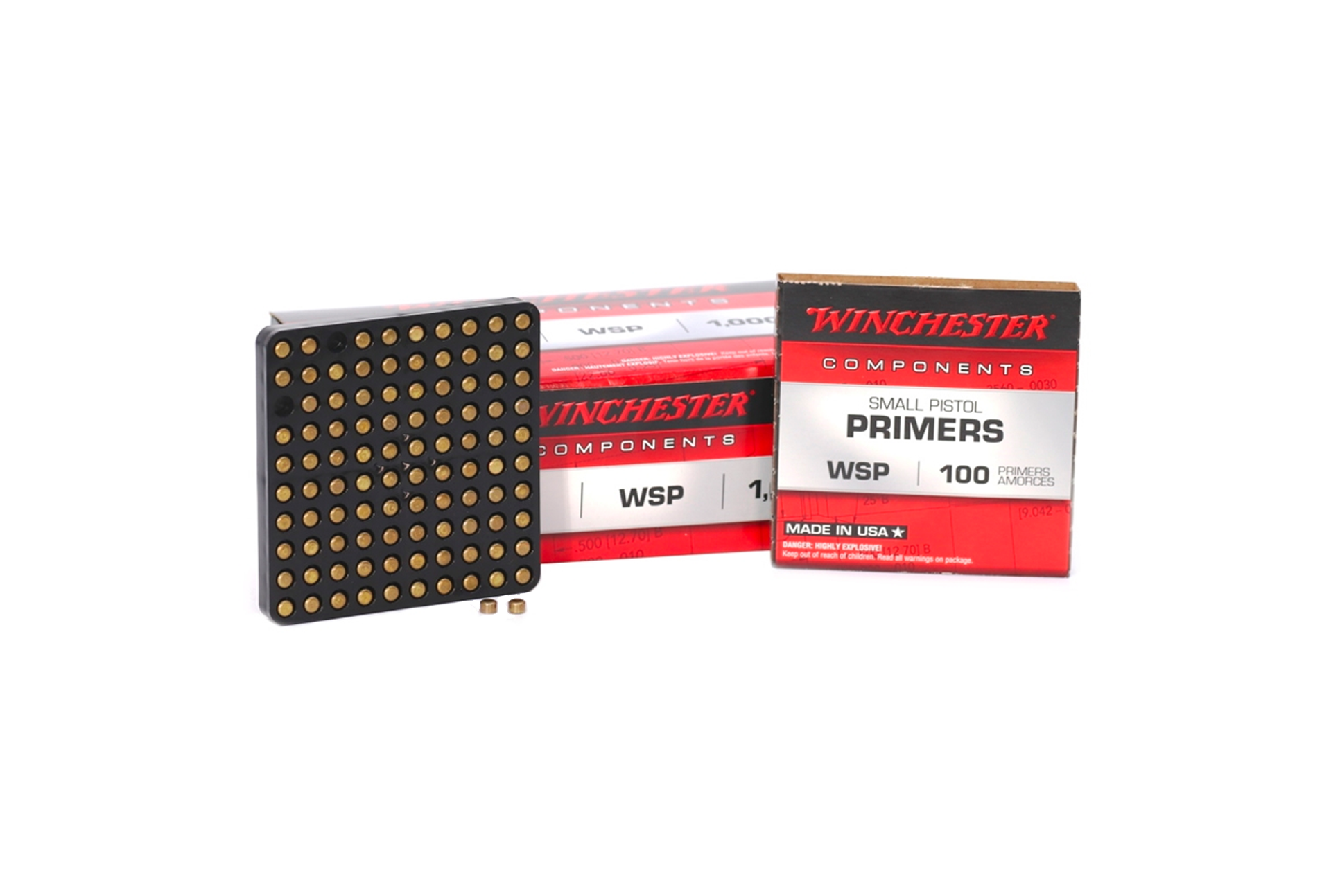 Winchester WSP Small Pistol Primers #1-1/2 1000 Count - WSP
