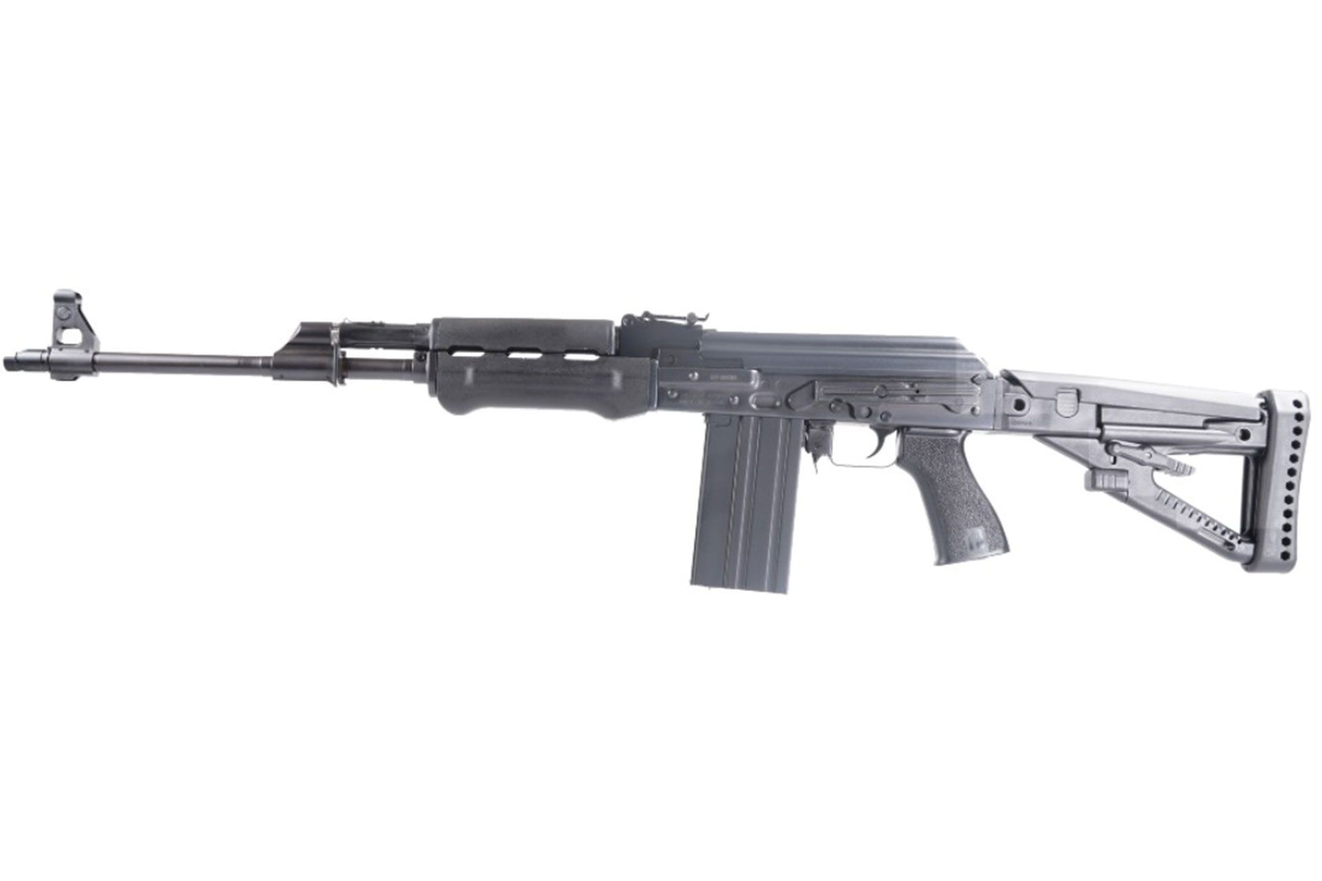 Zastava PAP M77 19.7" .308 Winchester 20rd Semi Auto Rifle Black Polymer Furniture Td Grip Buldged Trunnion 1.5mm Receiver Chrome Lined Barrel - ZR77308BP - Image 3