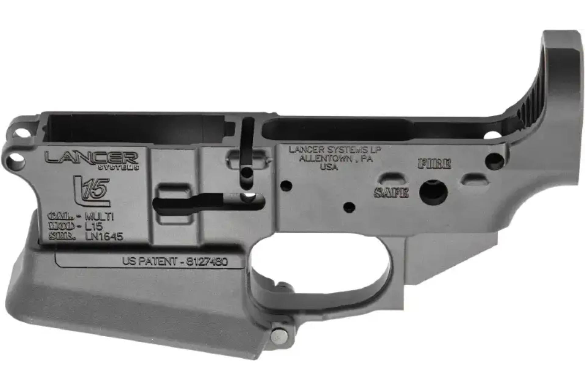 Lancer Systems L15 Stripped Lower Receiver w/ Tactical Magwell - 999-000-2720-03